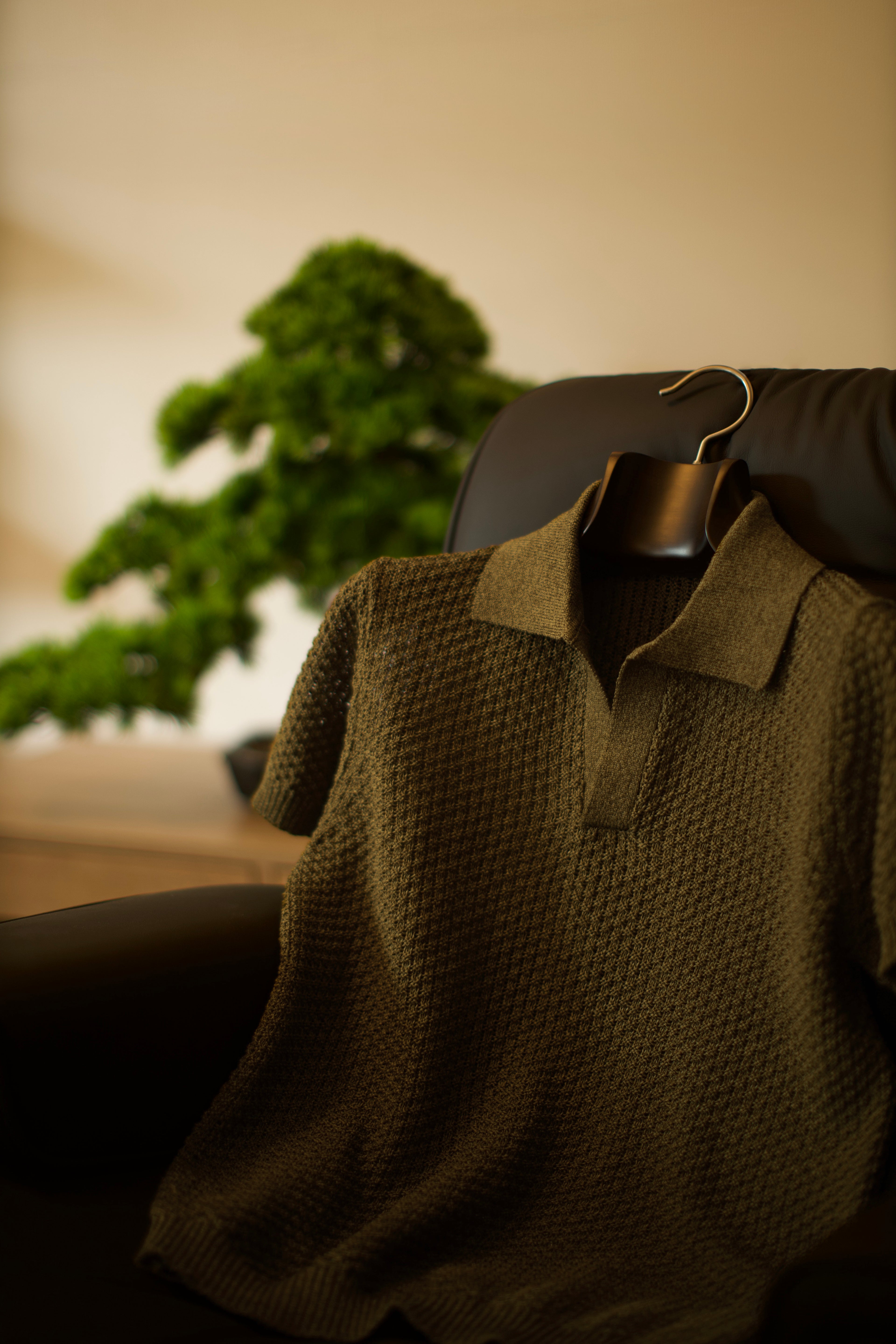 Green Skipper Knit Polo Shirt