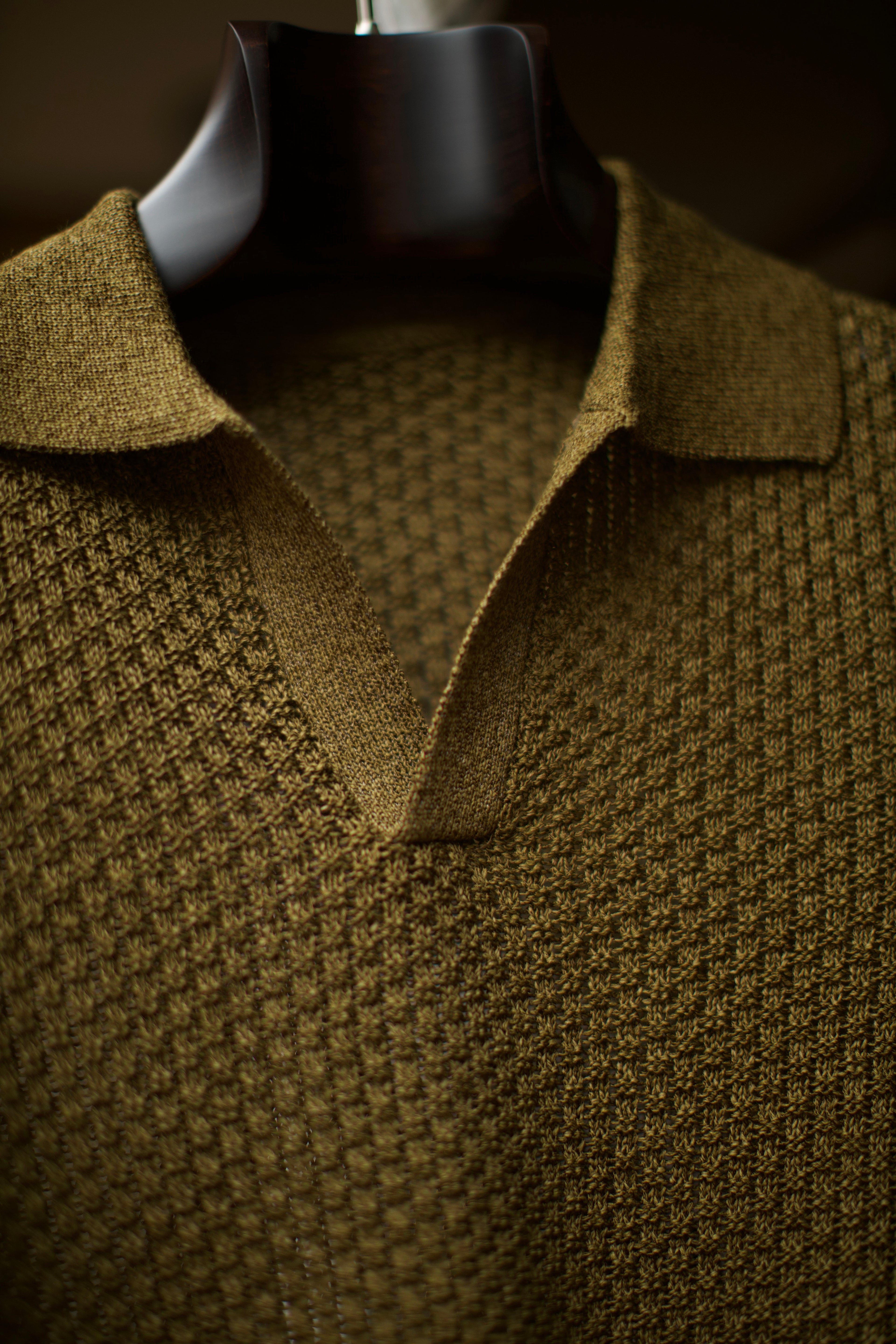 Green Skipper Knit Polo Shirt