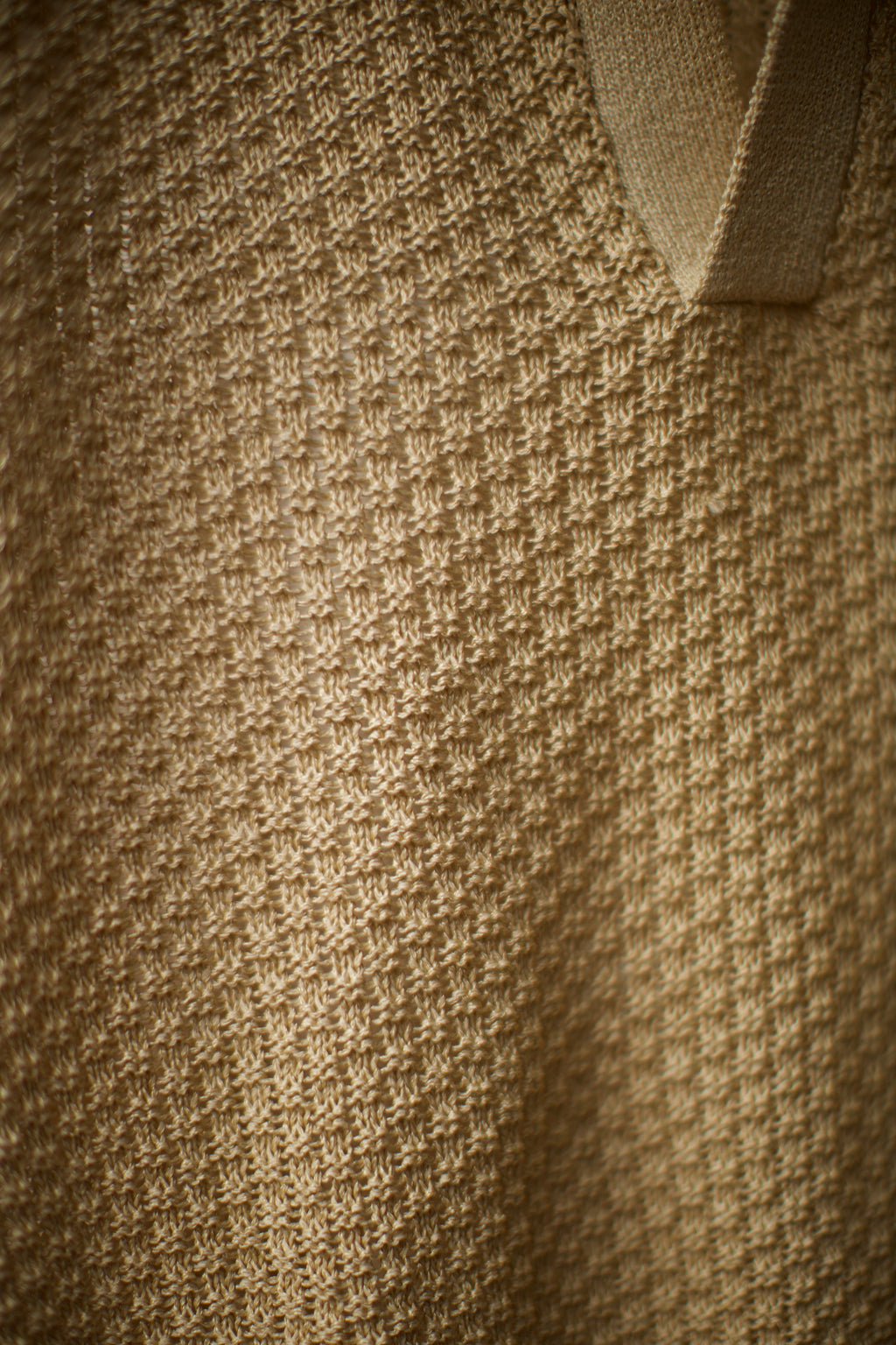 Yellow Skipper Knit Polo Shirt (low stock)
