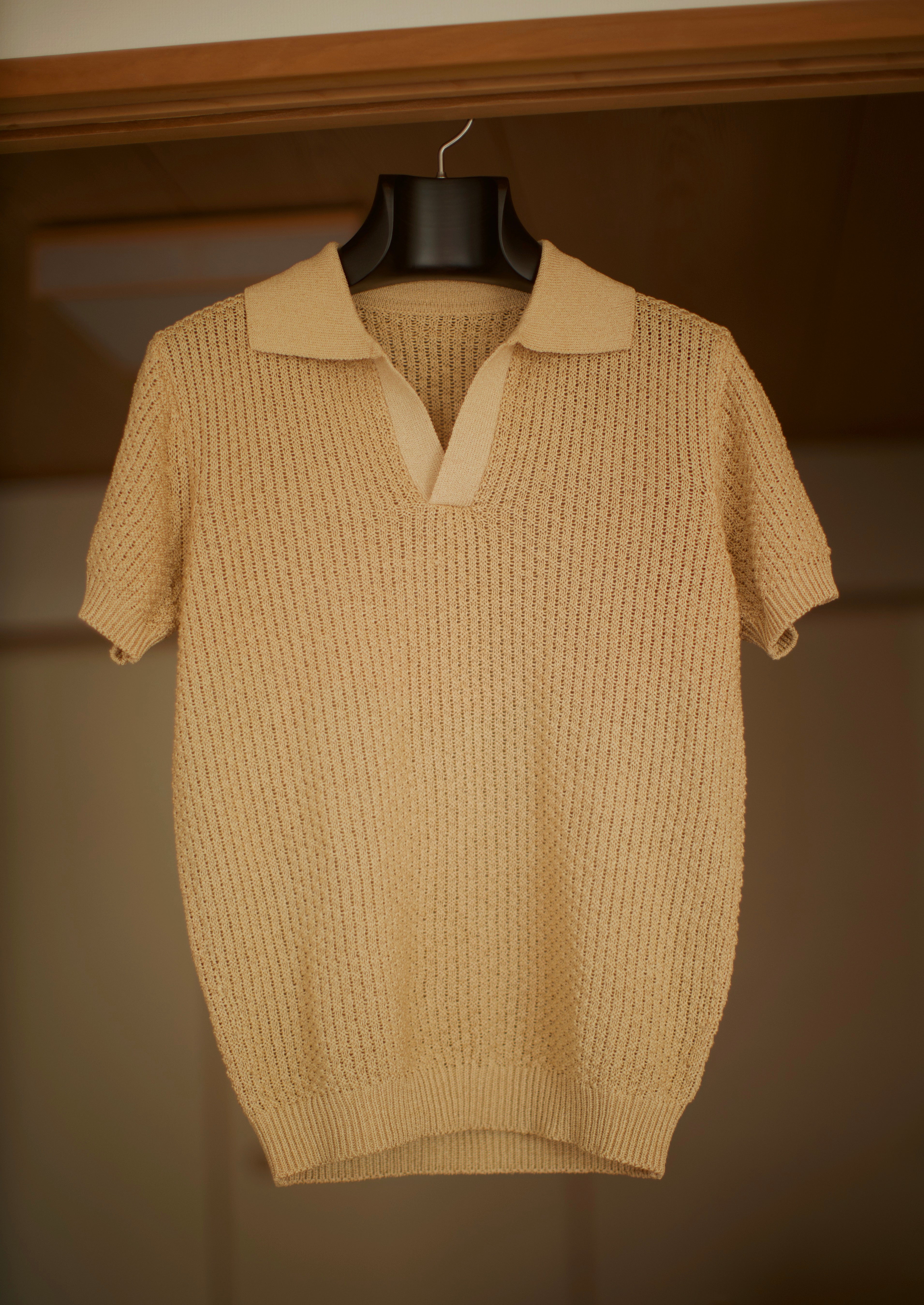 Yellow Skipper Knit Polo Shirt (low stock)