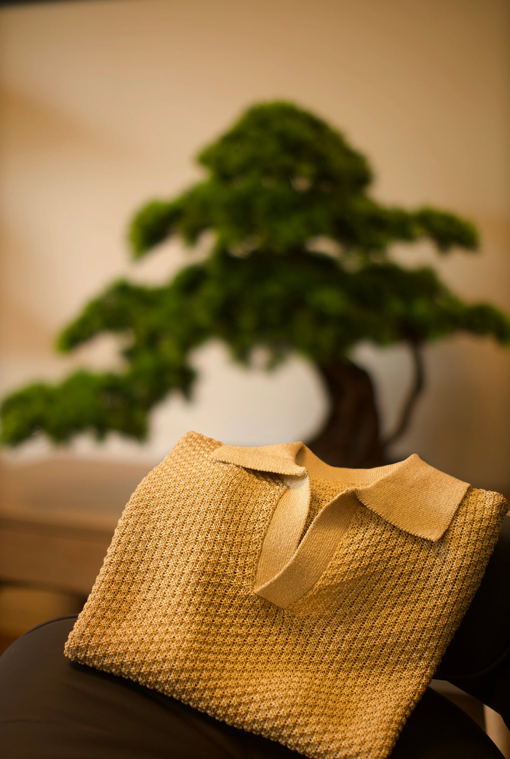 Yellow Skipper Knit Polo Shirt (low stock)