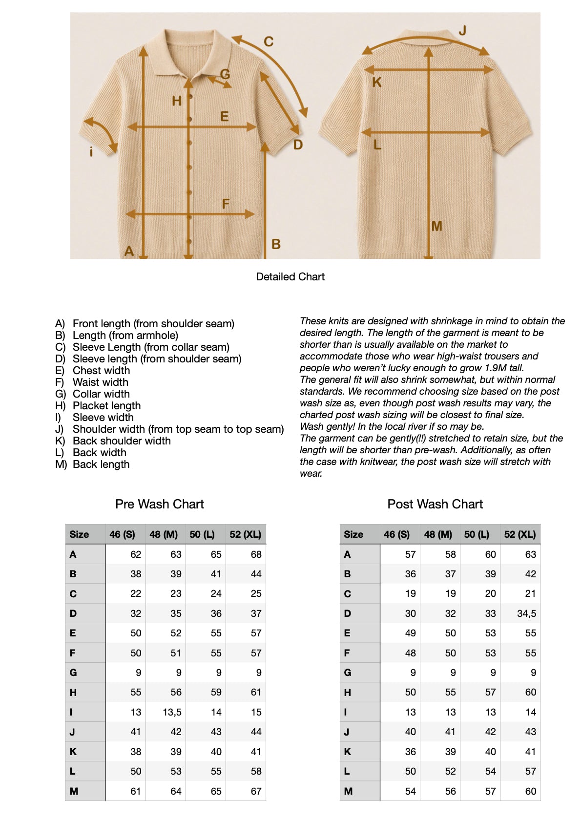 Beige Knit Button Polo Shirt