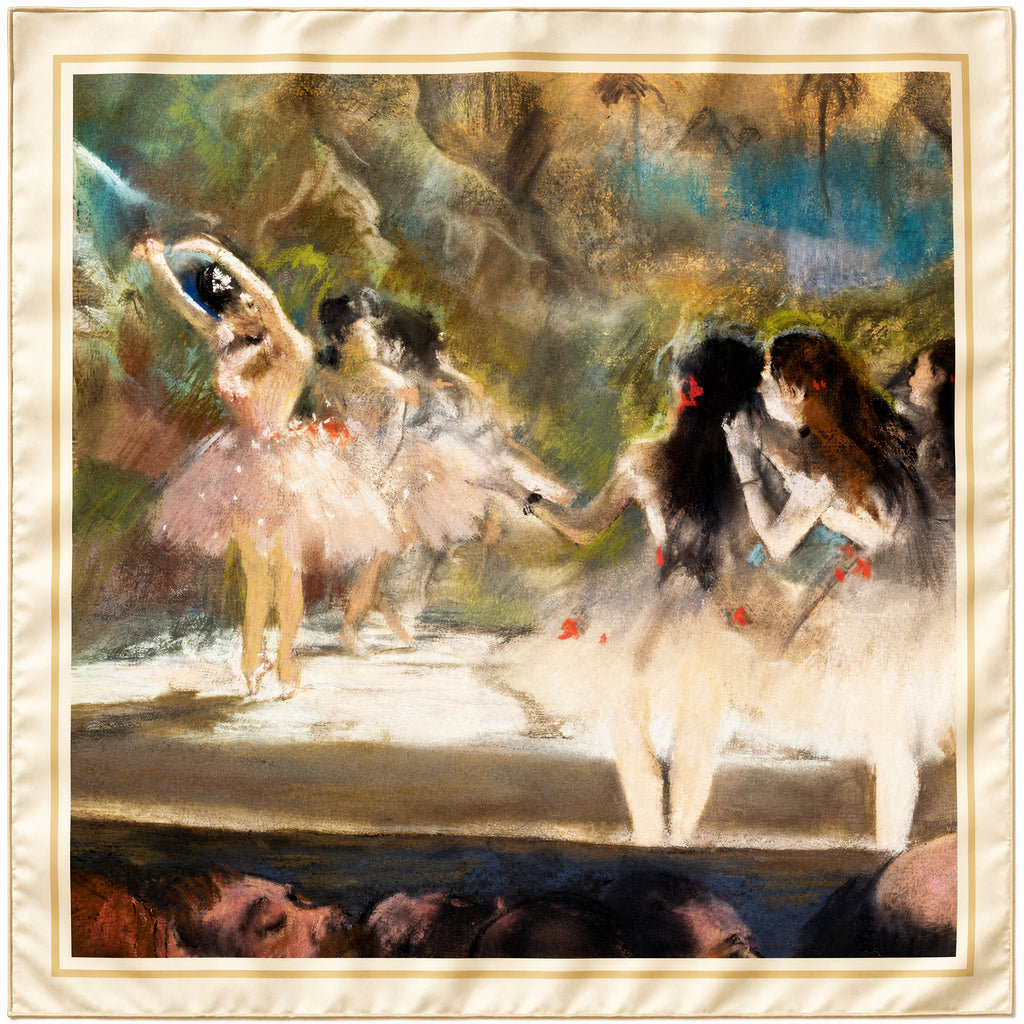 Fine Art Pocket Square - Ballet at the Paris Opéra
