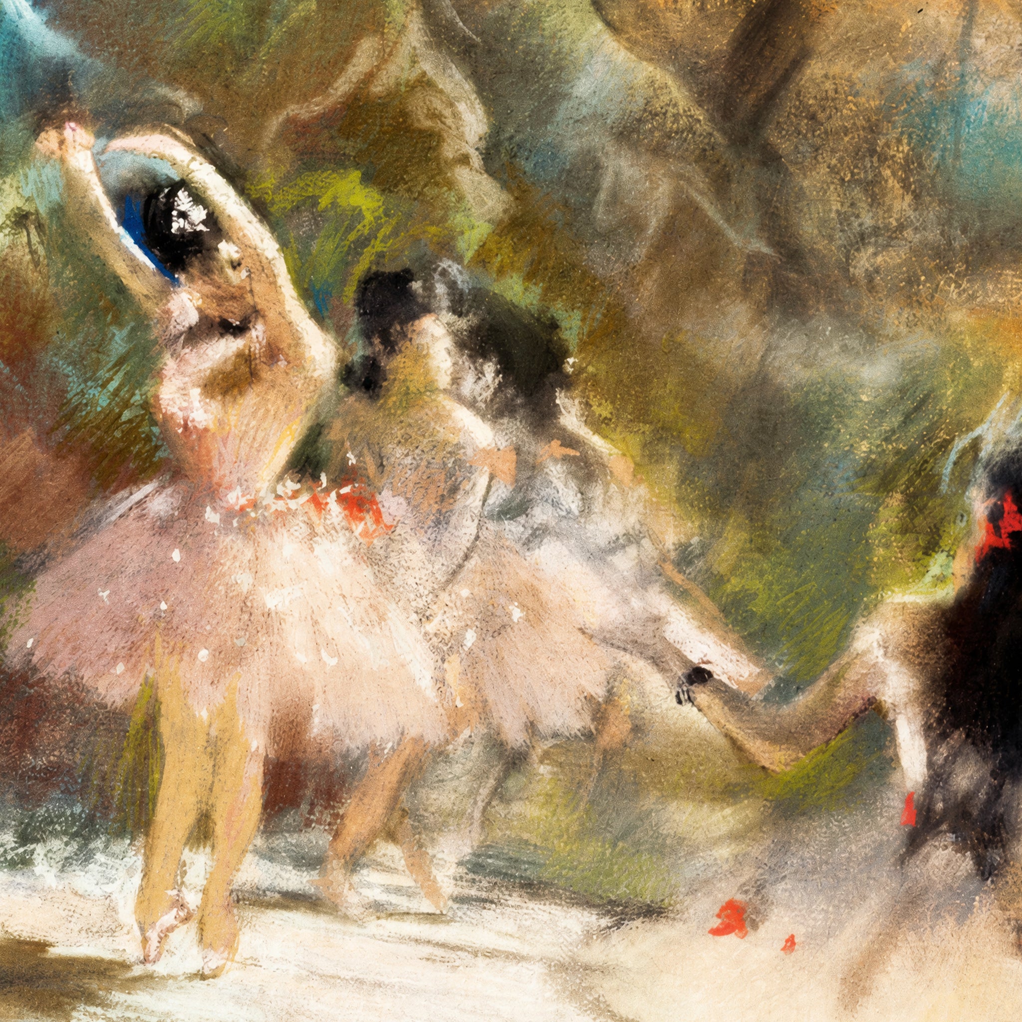 Fine Art Pocket Square - Ballet at the Paris Opéra