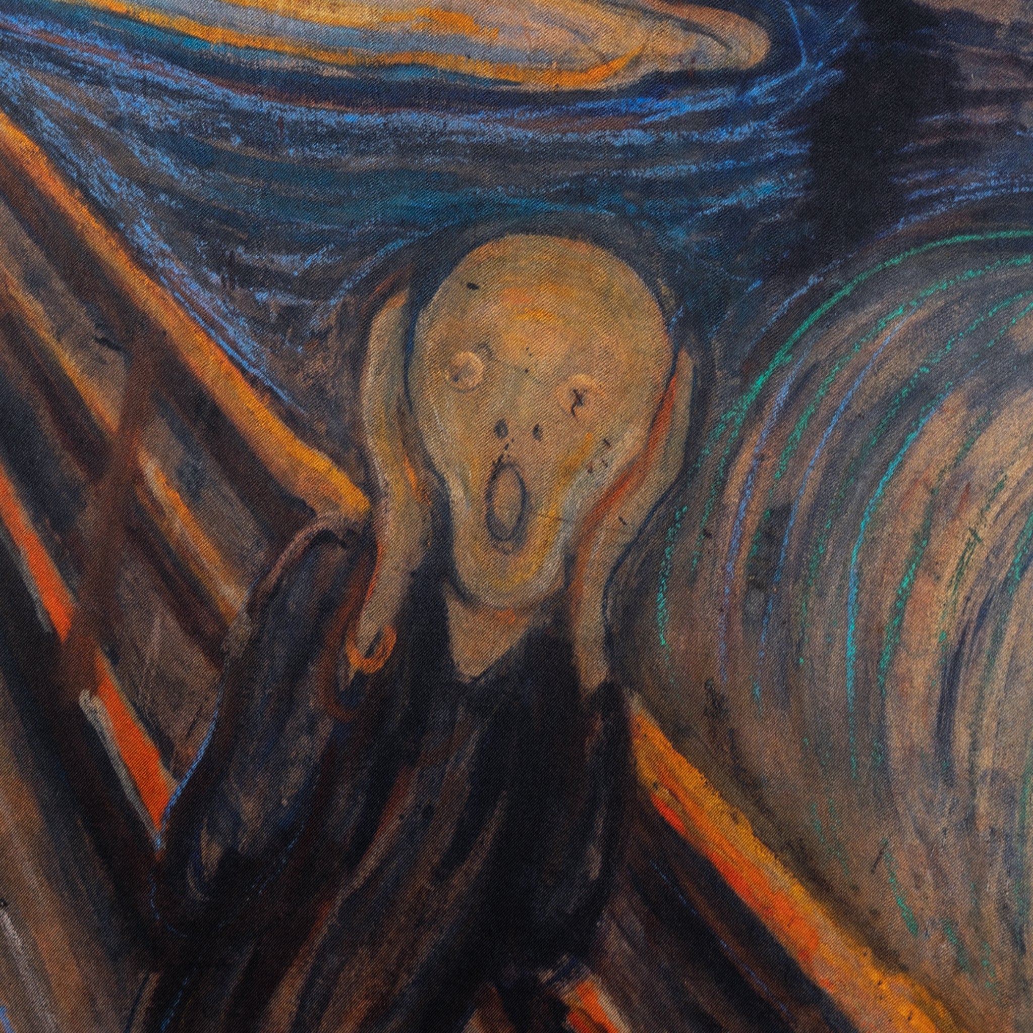 Fine Art Pocket Square - The Scream (low stock)