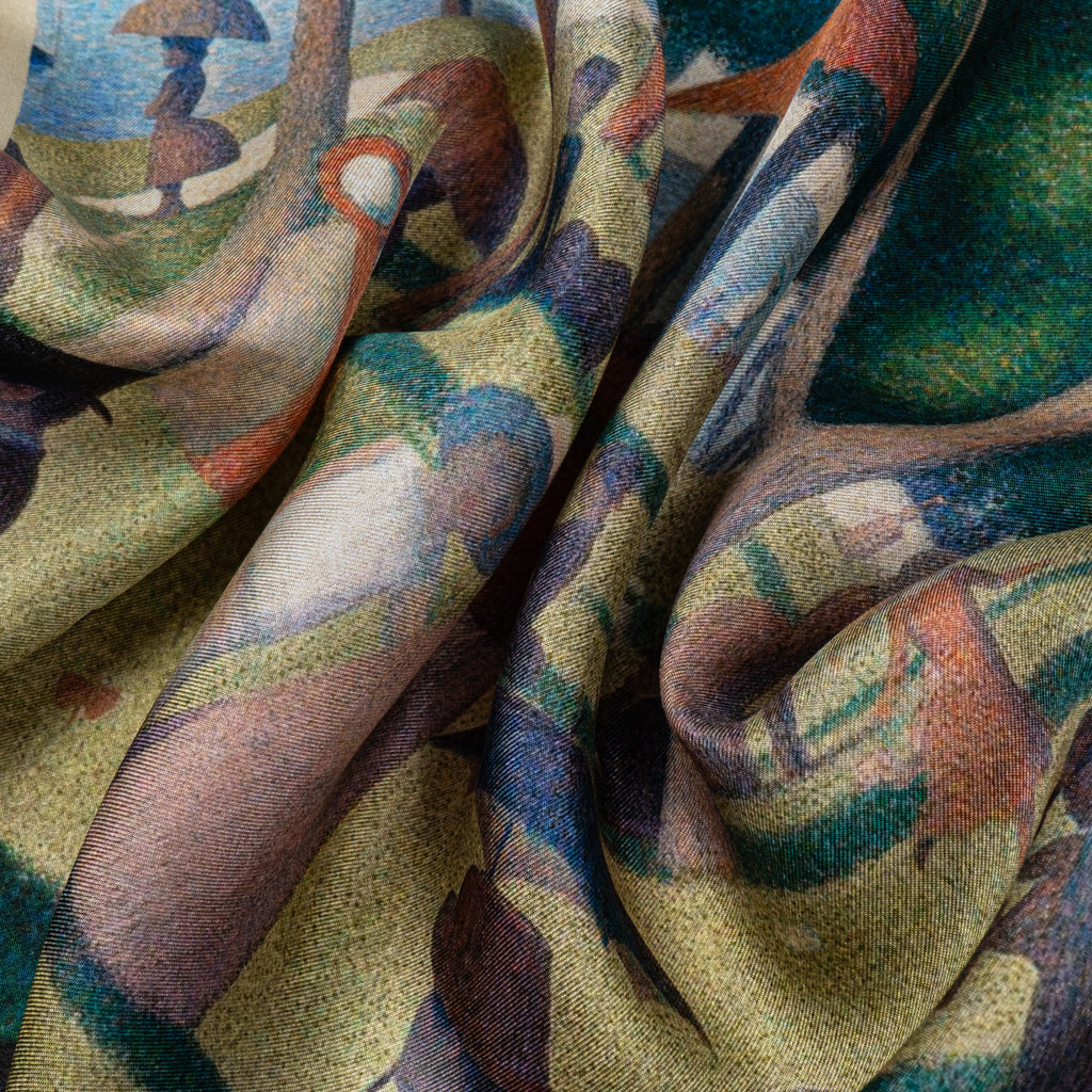 Fine Art Pocket Square - A Sunday on La Grande Jatte Pocket Square