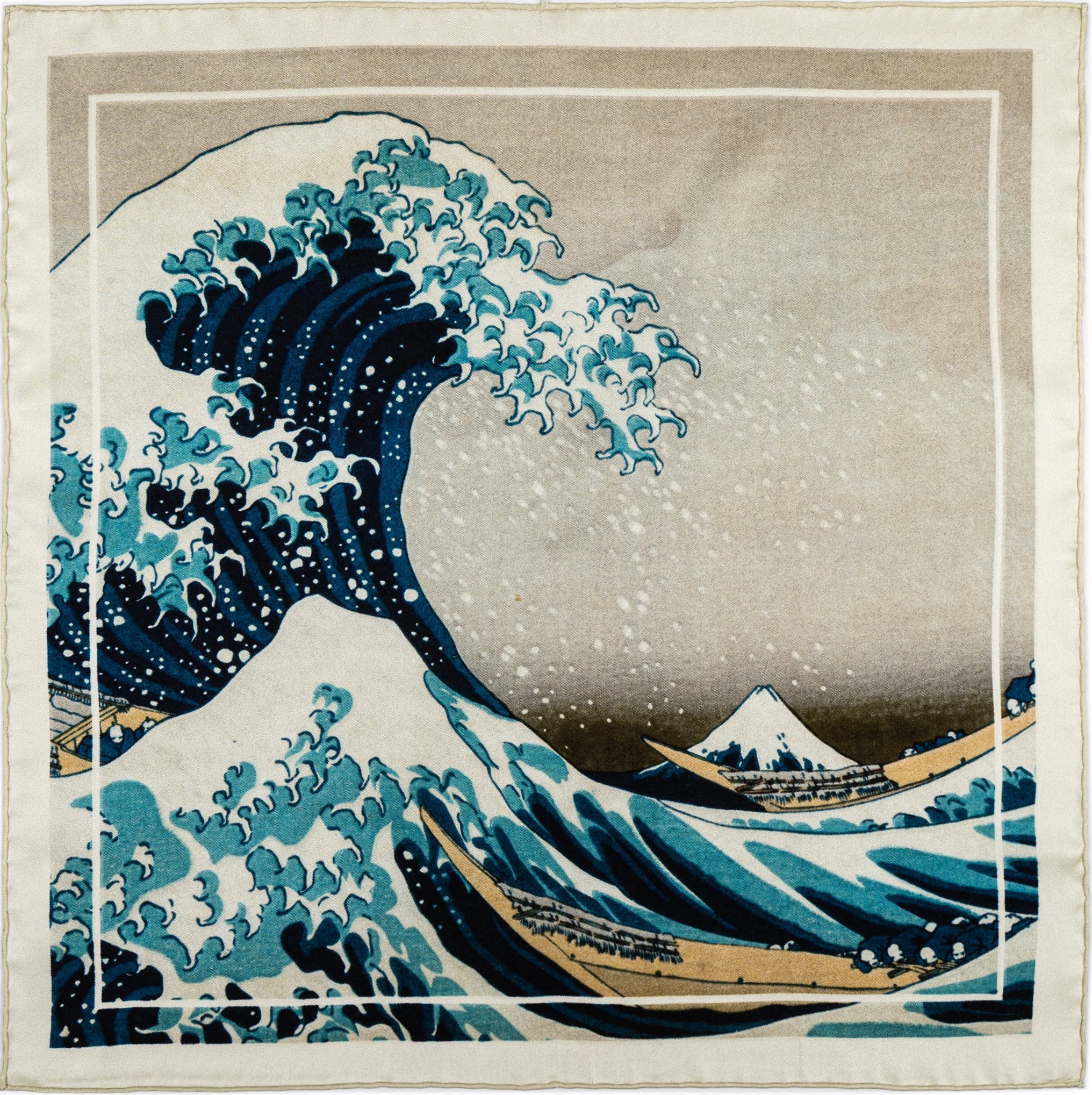 Fine Art Pocket Square - Great Wave off Kanagawa