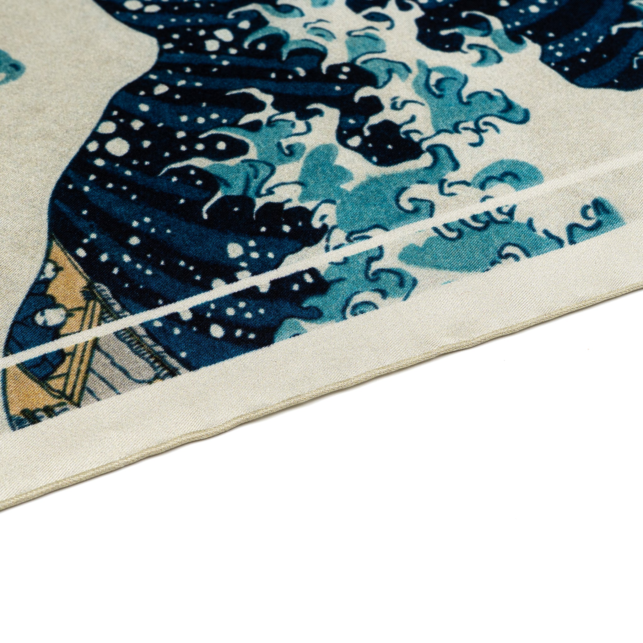 Fine Art Pocket Square - Great Wave off Kanagawa