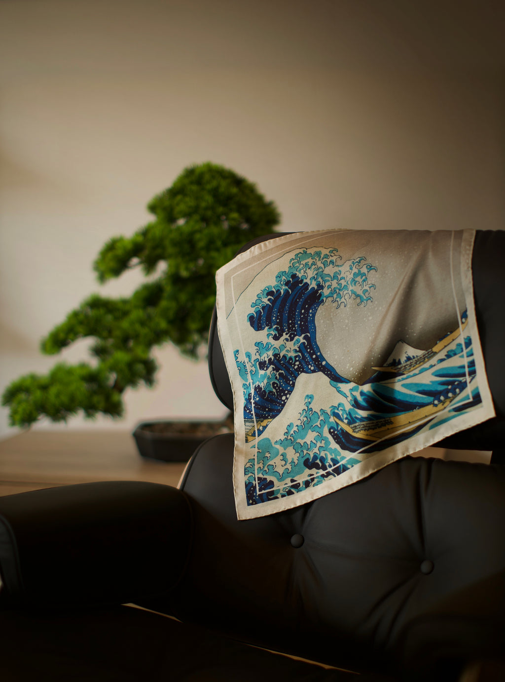 Fine Art Pocket Square - Great Wave off Kanagawa