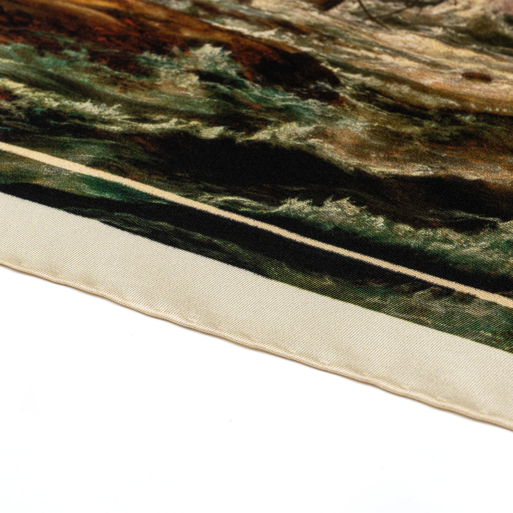 Fine Art Pocket Square - Shipwreck on the Coast of Norway