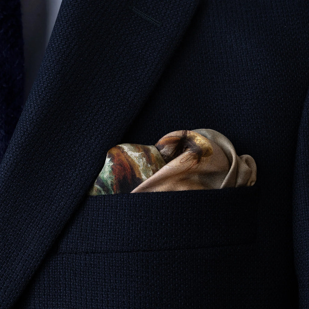 Fine Art Pocket Square - Shipwreck on the Coast of Norway