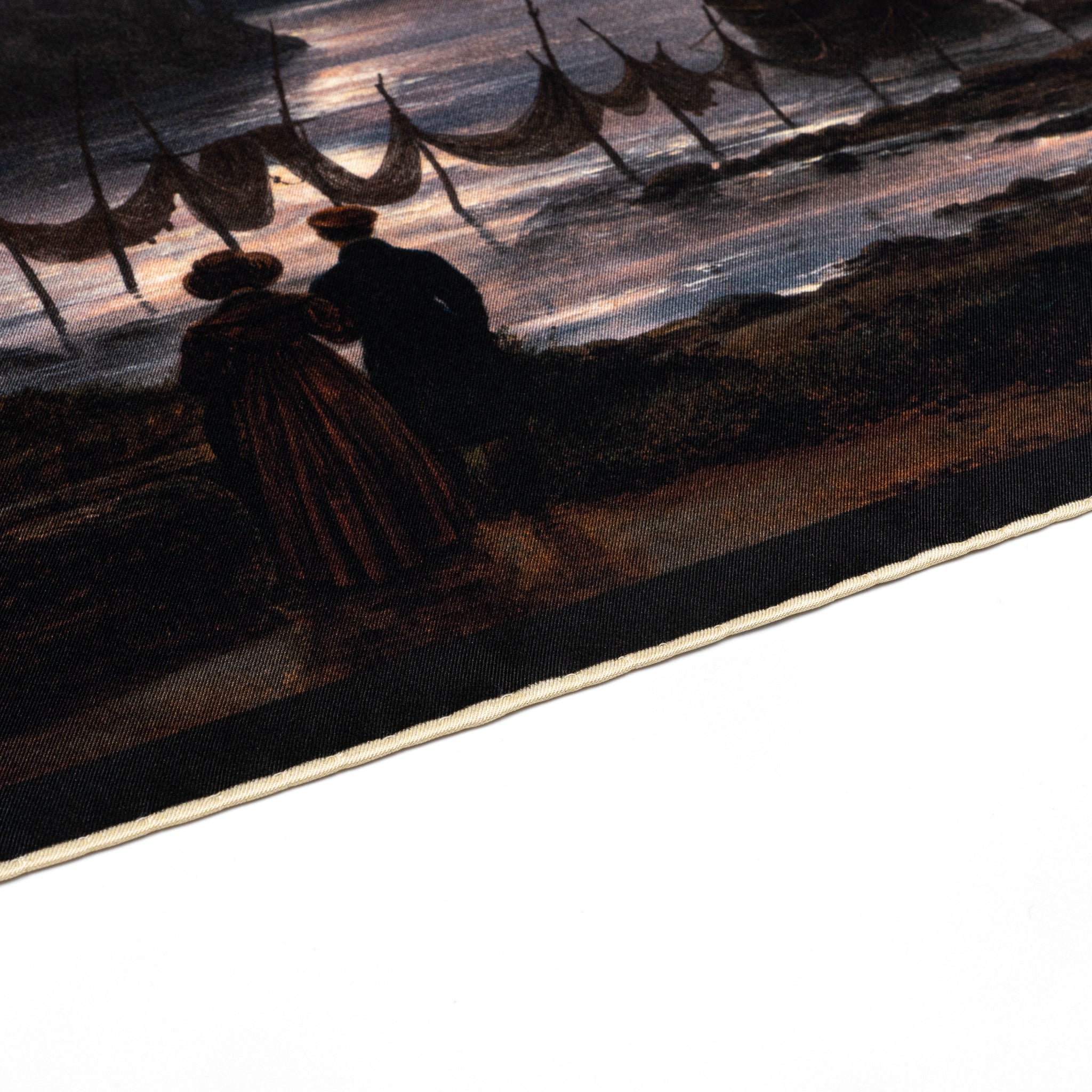 Fine Art Pocket Square - View from Vækerø near Christiania (low stock)