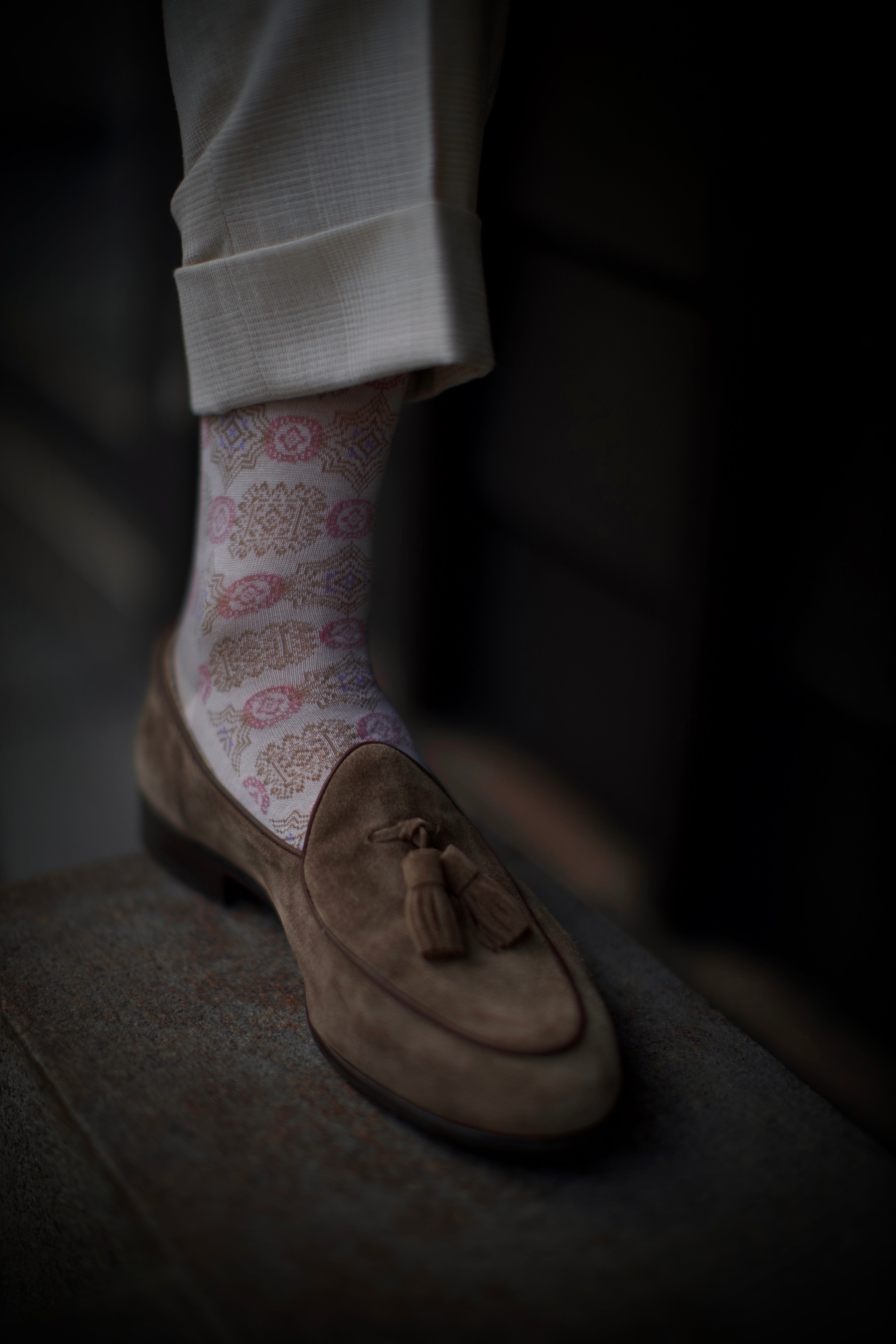Medallion Pattern Socks