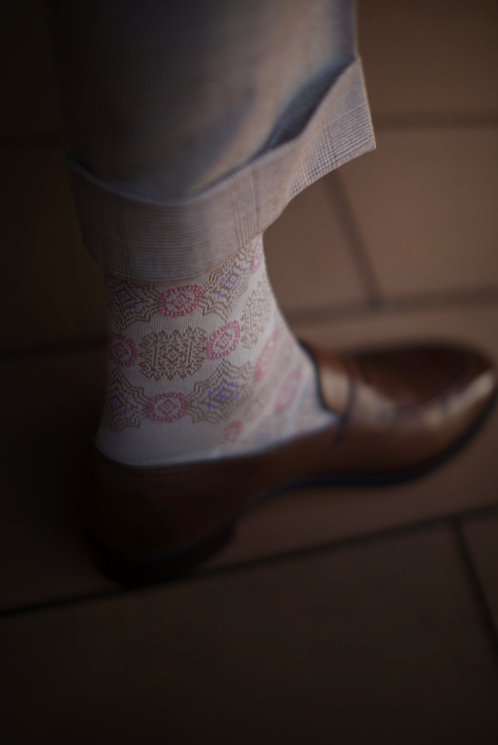 Medallion Pattern Socks