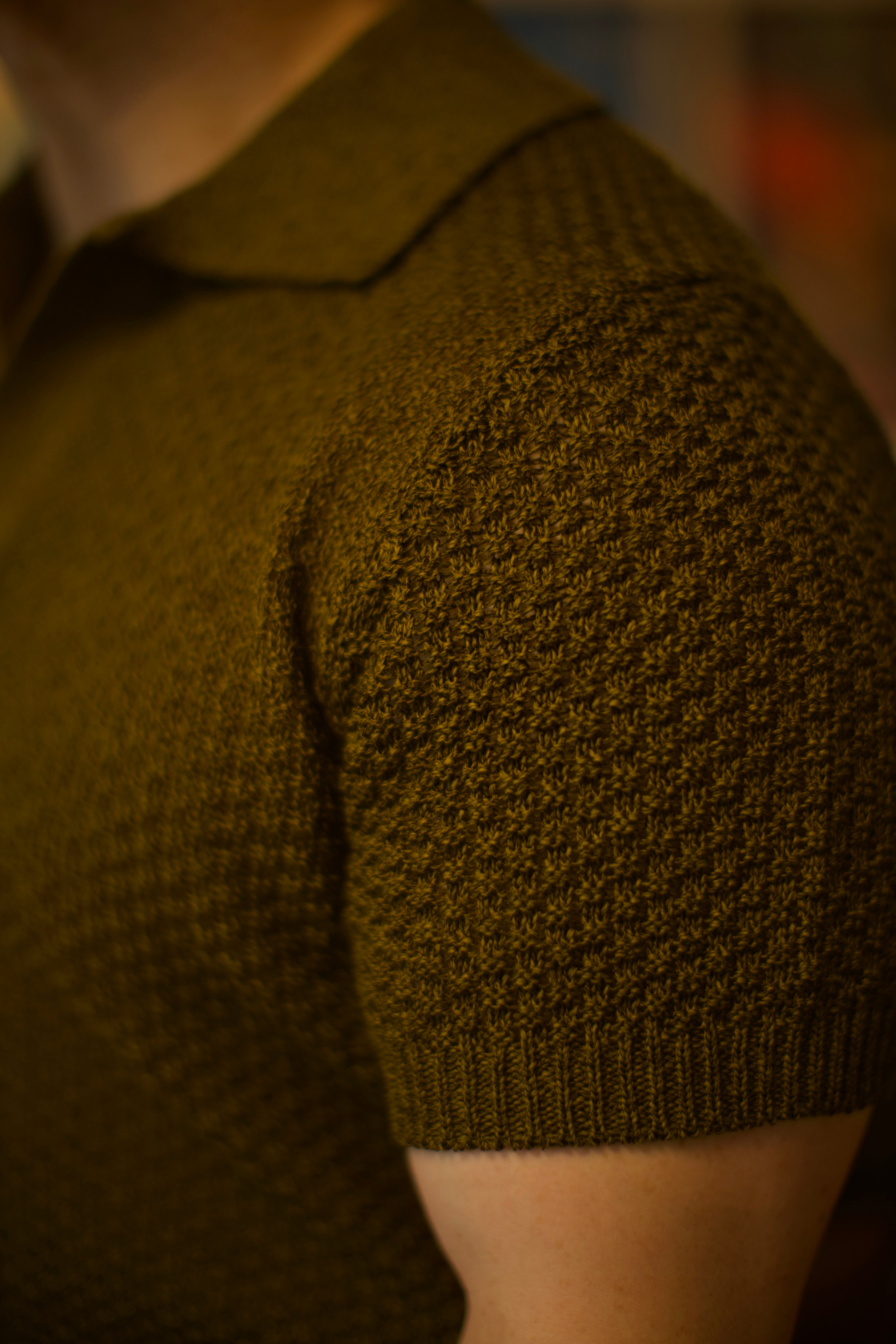 Green Skipper Knit Polo Shirt