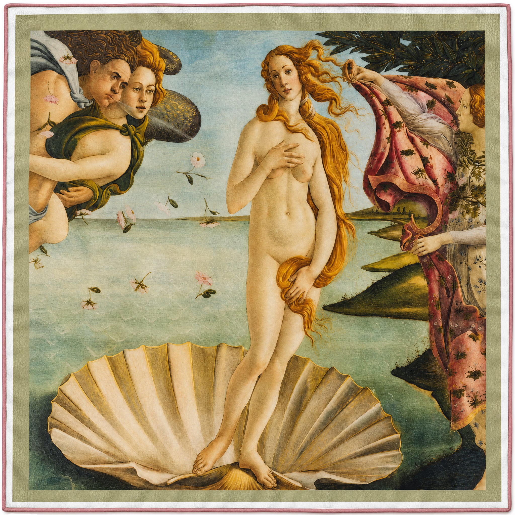 Fine Art Pocket Square - The Birth of Venus