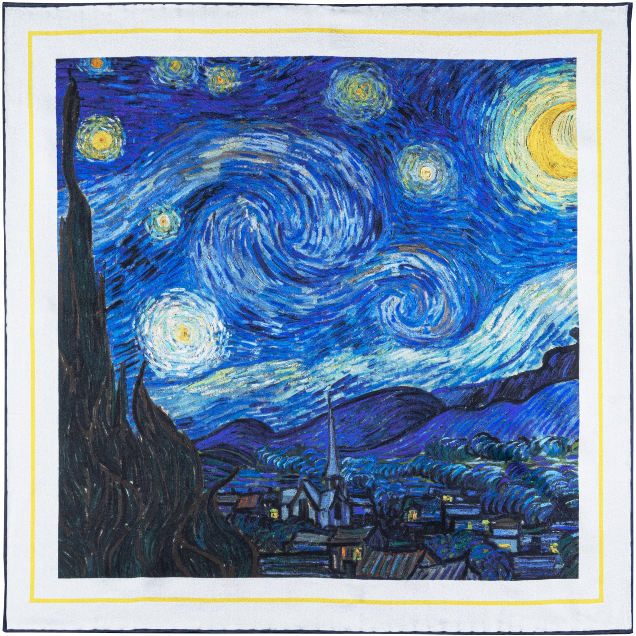 Fine Art Pocket Square - Starry Night