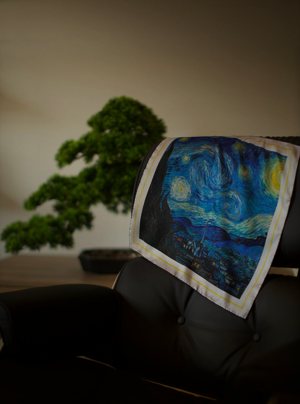 Fine Art Pocket Square - Starry Night