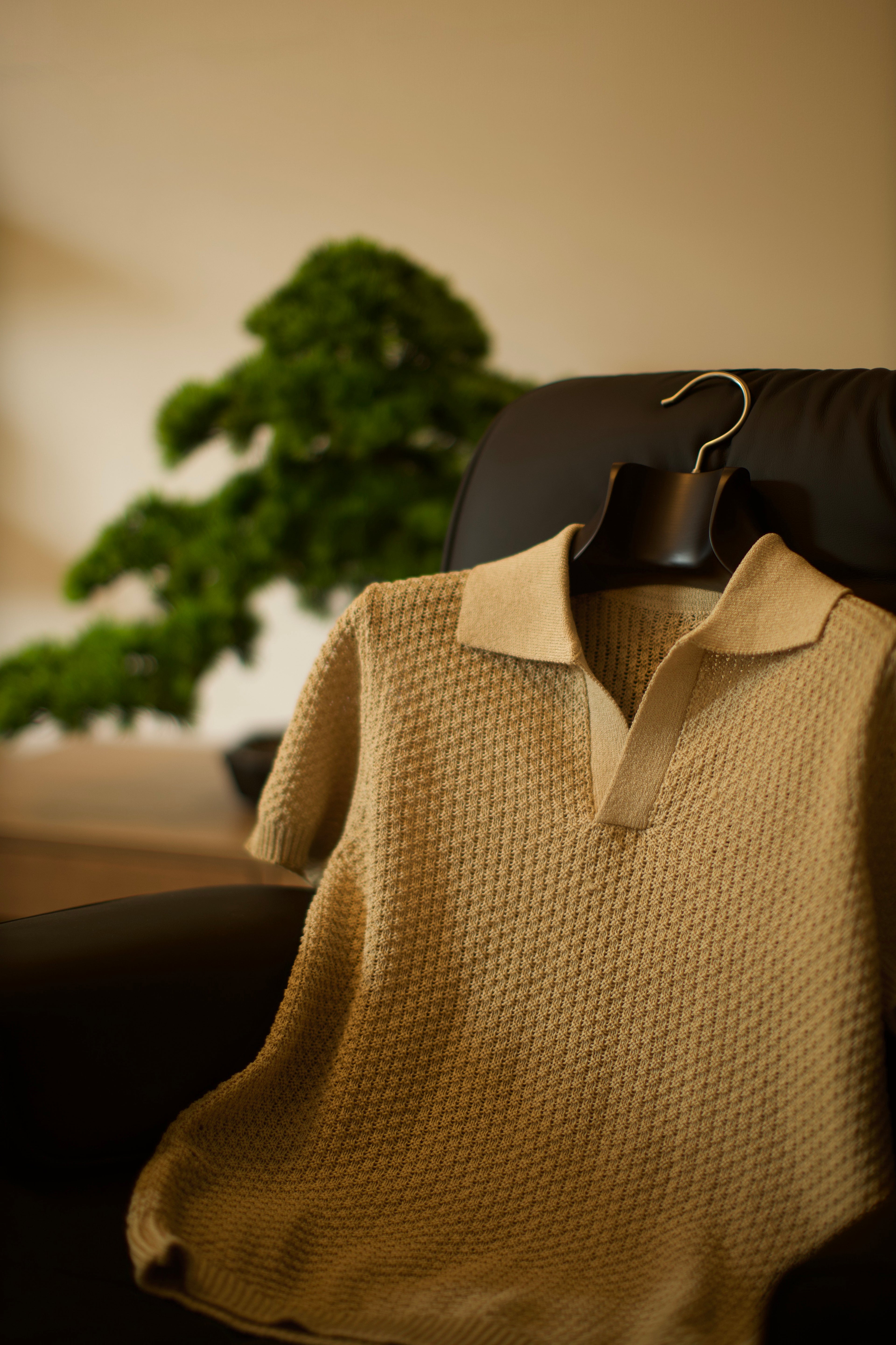 Yellow Skipper Knit Polo Shirt (low stock)